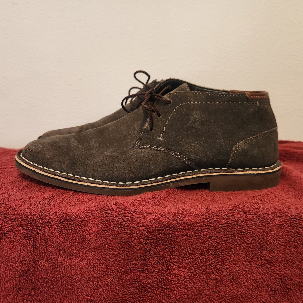 Kenneth Cole Reaction Dark Brown Suede Chukka Boots